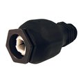 Apollo 0.5 in. Compression x 1 in. Dia. MNPT Polymer Adapter Coupling; Black 4814042